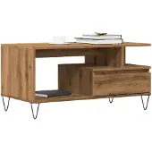 vidaXL Table basse Artisan-Chêne 90x49x45 cm Bois composite