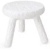 Seletti Tabouret/table d'appoint Milk blanc