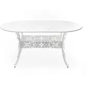 Seletti Table de collection Industrie ovale blanche
