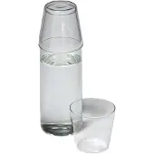 Nine - Milk set of 1 Carafe + 2 Glasses Clear NINE