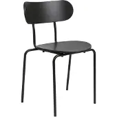 Gubi Coco Dining Chair Non-Couvert Black Ash
