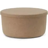 Normann Copenhagen Pouf de rangement Hide grand sable