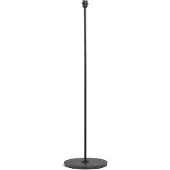 HAY Common Lampadaire Soft Black Stem | Black Terrazzo Base