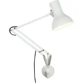 Anglepoise Applique Murale , Type 75, Blanc, Bureau / espaces de travail, Métal, Industriel