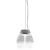 Artemide Suspension , Empatia, dimmable, Transparent, Salon / séjour, Verre, Design