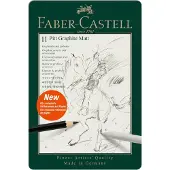 Faber-Castell Pitt Mat Graphite Pencil 11 Units Noir Enfants