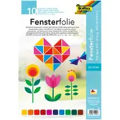 Folia Décorations de fenêtre Fleur 10 feuilles