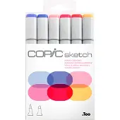 Copic marqueur sketch, kit de 6 floral favorite 2 noir