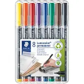 Staedtler Lumocolor permanent Fine lot de 8
