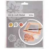 Creativ Company Métal en feuille, 16x16 cm, cuivre, 25 feuilles