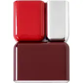 &tradition Tabata LN10 Applique Dark Burgundy & Vermilion Red