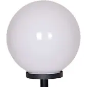 Lyora Lampe de jardin Globe Bolano 141cm. opale debout