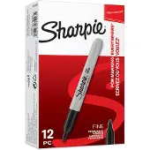 Sharpie Fine Tip Permanent Marker Noir Enfants