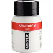 Amsterdam Peinture acrylique 500 ml 104 Zinc White