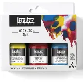 LIQUITEX Acrylic Ink Essentials Lot de 3 30 ml