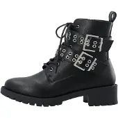 Bianco Bottines à lacets 'PEARL' noir
