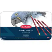 Derwent Crayons pastels - - Set de 72 - Qualité professionnelle - Texture poudreuse - Aquarellables