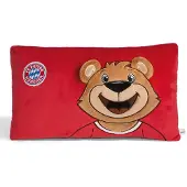 Nici Fc Bayern München Bear Berni Cushion 43x25 Cm Rouge Enfants
