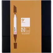 TALENS | PANTONE Marker Ensemble de 9 Brown
