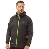 Trespass Veste Imperméable et compactable Qikpac Homme Noir