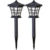Star Trading LED-Pathlights solaires, set de 2, couleur : noir