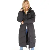 Bench Veste Longue Matelassée à Capuche Eloraina Femme Noir