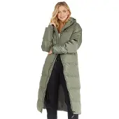 Bench Manteau matelassé long Ryelle femmes - Kaki