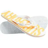 Superdry Séparateur d'orteils jaune / blanc