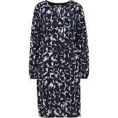Comma casual identity Robe bleu marine / blanc