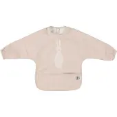 Trixie Bavoir avec manches - Bavoir étanche pour bébé Mme Rabbit rose