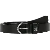 Tommy Hilfiger Ceinture 'Essential Effortless' noir / argent