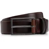 BOSS Ceinture 'Carmello' brun foncé / argent