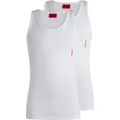HUGO Maillot de corps rose / blanc