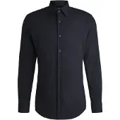 BOSS Chemise Slim en coton stretch