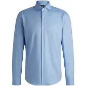 BOSS Chemise 'Joe' bleu ciel / blanc