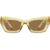 BOSS Lunettes de soleil en acétate transparent avec garnitures en métal emblématiques