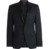 BOSS Veste de costume 'H-Huge-Tux-N-B1' bleu marine / noir