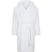 BOSS Peignoir en coton à longues fibres avec revers à logo