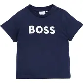 BOSS T-shirt en coton à logo imprimé pour enfant