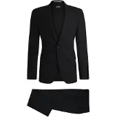 BOSS Costume Slim deux pièces en laine stretch