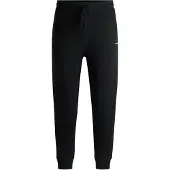 HUGO Pantalon 'Dayote' noir / blanc