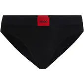 HUGO Slip en coton stretch avec étiquette logotée rouge