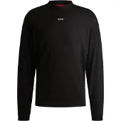 HUGO T-Shirt 'Dapaso' noir / blanc