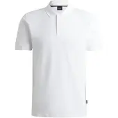 BOSS Polo Regular Fit en piqué de coton