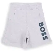 BOSS Short en polaire avec logo imprimé en relief pour enfant