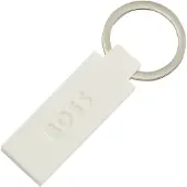 BOSS Porte-clés en silicone et laiton avec logo