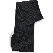 BOSS Coffret cadeau avec bonnet et écharpe en maille bicolore