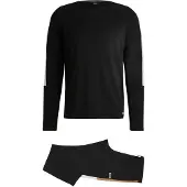 BOSS pour homme. 50535718 Tracksuit Balance Long noir (L), Casuel, Coton, Manche longue