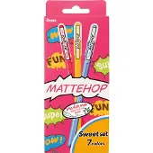 Pentel Mattehop Stylo à encre gel Lot de 7