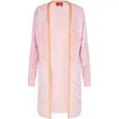 Swirly Cardigan orange / rose pastel
